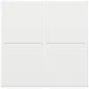 Niko 154-00060 tweevoudige toets voor draadloze dimschakelaar white coated