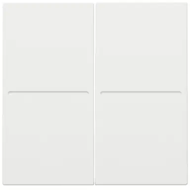 Niko 154-00060 tweevoudige toets voor draadloze dimschakelaar white coated