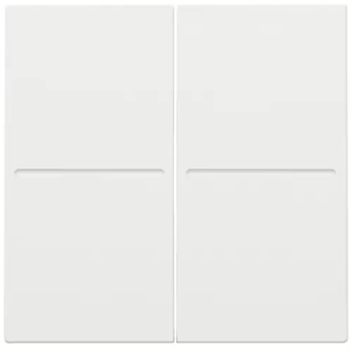 Niko 154-00060 tweevoudige toets voor draadloze dimschakelaar white coated