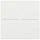 Niko 154-00060 tweevoudige toets voor draadloze dimschakelaar white coated