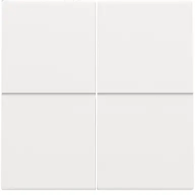 Niko 154-31008 afwerkingsset voor viervoudige schakelaar white coated