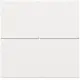 Niko 154-31008 afwerkingsset voor viervoudige schakelaar white coated