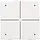 Niko 154-52204 drukknop 4-voudig met LED en comfortsensoren Niko Home Control white coated