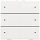 Niko 154-52206 drukknop 6-voudig met LED en comfortsensoren Niko Home Control white coated