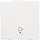 Niko 154-52921 drukknop 1-voudig met LED en comfortsensoren voor Niko Home Control symbool woning verlaten white coated