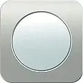 Berker R1 aluminium wit