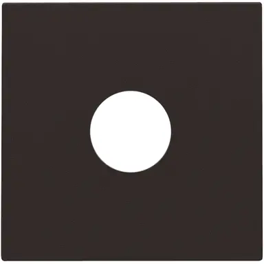 Niko 124-69102 centraalplaat coax dark brown coated