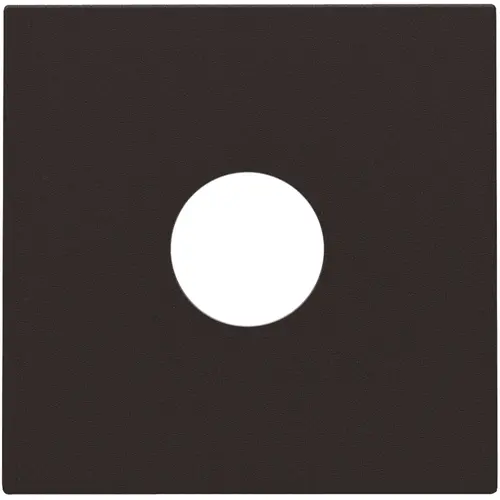 Niko 124-69102 centraalplaat coax dark brown coated