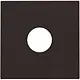 Niko 124-69102 centraalplaat coax dark brown coated