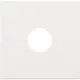Niko 154-69102 centraalplaat coax white coated