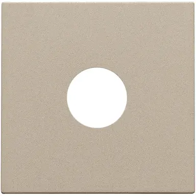 Niko 157-69102 centraalplaat coax champagne coated