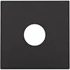 Niko 200-69102 centraalplaat coax piano black coated