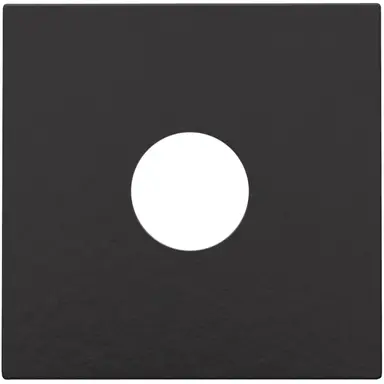 Niko 200-69102 centraalplaat coax piano black coated
