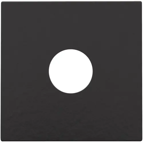 Niko 200-69102 centraalplaat coax piano black coated