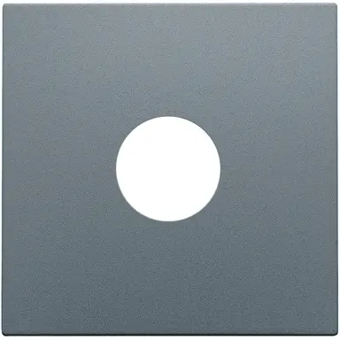 Niko 220-69102 centraalplaat coax blue grey coated