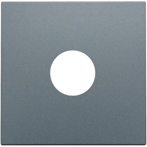 Niko 220-69102 centraalplaat coax blue grey coated