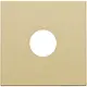 Niko 221-69102 centraalplaat coax gold coated