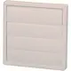Soler & Palau PER-100 W geveljaloezieklep kunststof grijs kanaaldiameter 98 mm