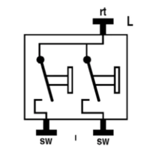JUNG 505 EU serieschakelaar