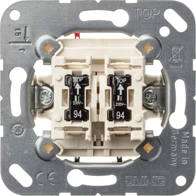 JUNG 505 U 5 serieschakelaar met orientatieverlichting