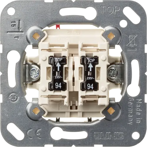 JUNG 505 U 5 serieschakelaar met orientatieverlichting