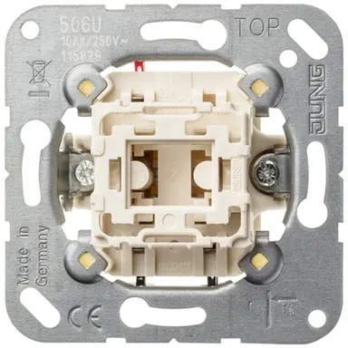 JUNG 506 U wisselschakelaar met klauwbevestiging