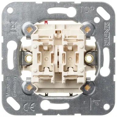 JUNG 535 EU impulsdrukker 2-voudig 2 maakcontacten