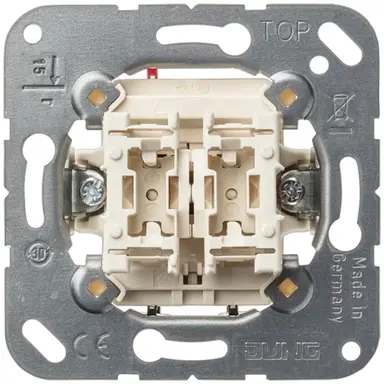 JUNG 505 U serieschakelaar met klauwbevestiging