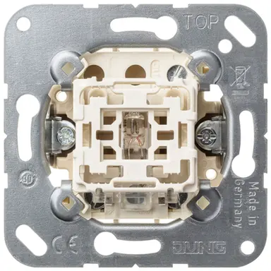 JUNG 506-20 KOU wisselschakelaar controleverlichting 20A met klauwbevestiging
