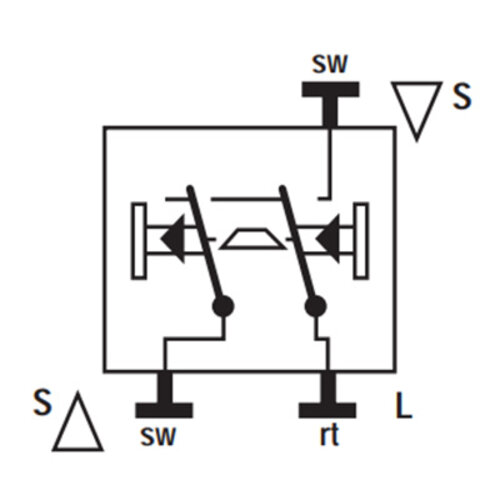 JUNG 509 VU jaloezieschakelaar 1-polig