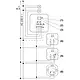 JUNG 1712 DE serietastdimmer LED 2x 3-50W