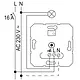 JUNG 1730 DD standaard LED-dimmer 3-60 Watt