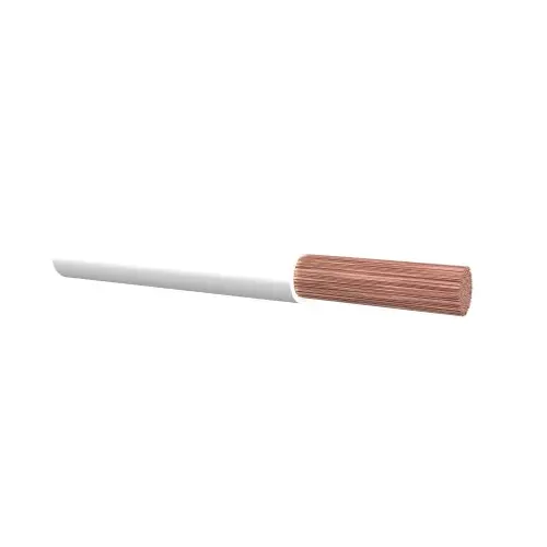 Dynamic VDS ECA 6 90GR WIT montagesnoer soepel 1 x 6 mm² wit per meter