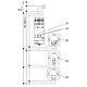JUNG UD 1755 REG universele DIN-rail LED-dimmer 3-100W