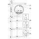 JUNG 1724 DM universele LED-dimmer mini 3-100 Watt