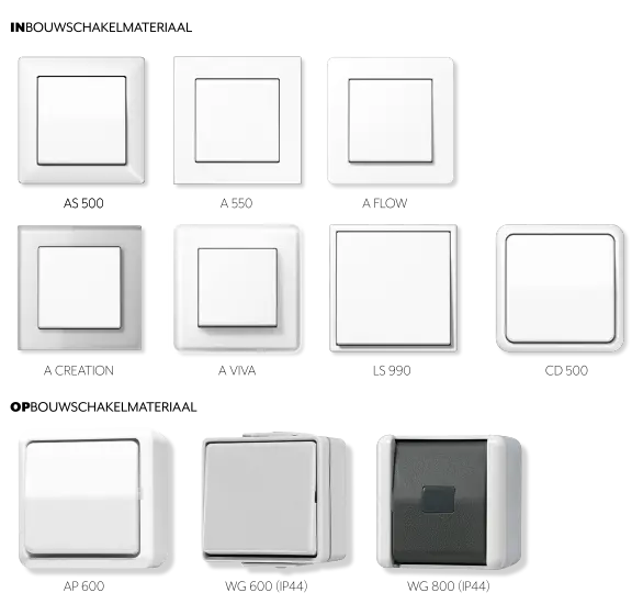 JUNG schakelmateriaal design