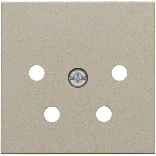 Niko 157-69010 centraalplaat telefoon 4-polig champagne coated