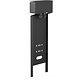 Niko 761-36855 Hydro tuinpaal essential met wandcontactdoos 2-voudig randaarde zwart IP55