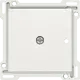 Niko 101-77001 afwerkingsset voor 1-kanaals inbouw RF-ontvanger white