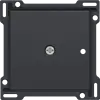 Niko 122-77001 afwerkingsset voor 1-kanaals inbouw RF-ontvanger anthracite coated