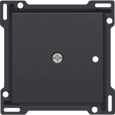 Niko 122-77001 afwerkingsset voor 1-kanaals inbouw RF-ontvanger anthracite coated