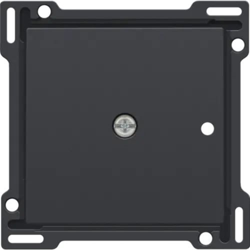Niko 122-77001 afwerkingsset voor 1-kanaals inbouw RF-ontvanger anthracite coated