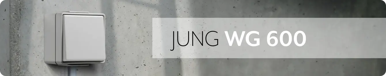 JUNG WG 600 IP44 schakelmateriaal