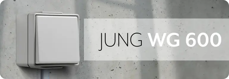 JUNG WG 600 IP44 schakelmateriaal
