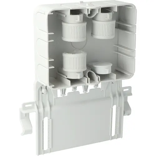 Attema AT2250 kabeldoos zonder deksel met vlakke montageplaat voor kabelgoot 120 x 95 x 45 mm IP40