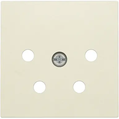 Niko 100-69010 centraalplaat telefoon 4-polig cream