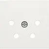 Niko 101-69010 centraalplaat telefoon 4-polig white