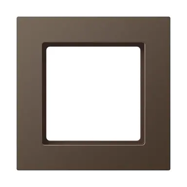 JUNG A 5581 BF MO afdekraam 1-voudig A550 mokka