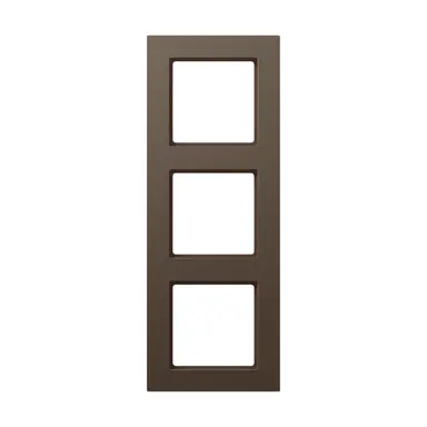 JUNG A 5583 BF MO afdekraam 3-voudig A550 mokka