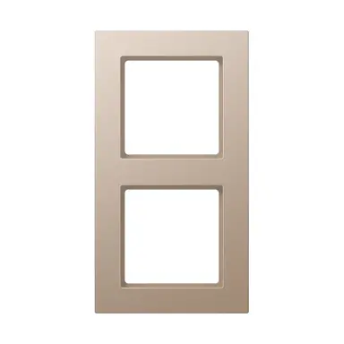 JUNG A 5582 BF CH afdekraam 2-voudig A550 champagne